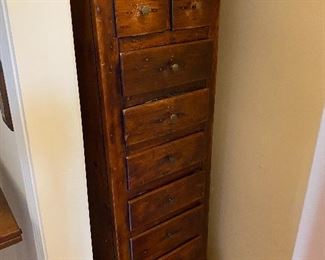 Apothecary Cabinet, Lingerie Dresser 19w x 21d x 56.75 h