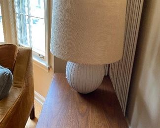 Jens Risom Walnut Low Side Table Model 4056 30x 18 x 20.6 h