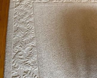 2 Off white floor Rugs