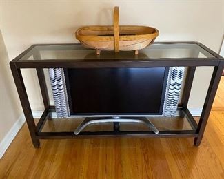 Metal Console Table 54w x 16d x 30h