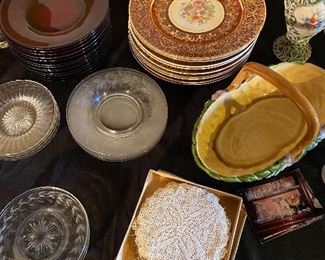 Theodore Haviland Limoge, Rosenthal, Haviland & Co., Antique Carl Tielsch CT Altwasser Silesia Germany Porcelain, 24K warranteed china