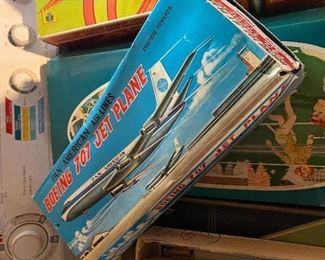 Pan American Airlines Boeing 707 Jet Plane Friction Powered Model Kit