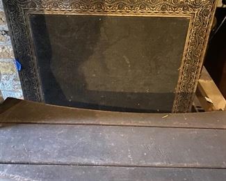 Vintage Lyon Metallic Manufacturing Steelart Table with Exhibition tags