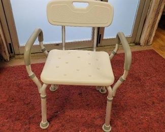 Shower Chair w/ Back and Arms