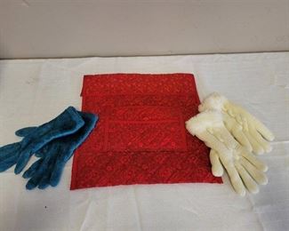Women's Gloves and Cloth Organizer Bag