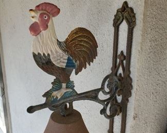 Rooster manual door bell or dinner bell (2 of 2)