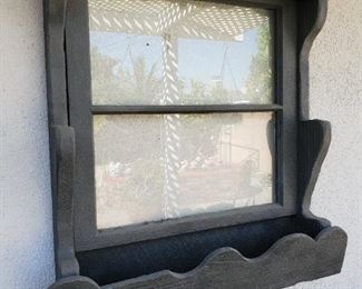 Cute window with glass planter box