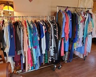 Ladies vintage dresses, suits and rompers. Most sized 2 - 6
