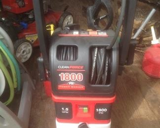 1800 psi power washer...electric...presale $95