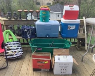 Variety of coolers