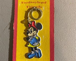 Walt Disney Fantasyland Friends Minnie Mouse Keychain in Original Package