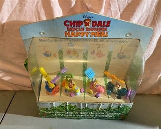 Walt Disney's Chip n Dale Rescue Rangers Happy Meal Display
