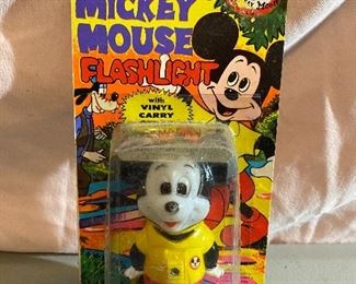 Mickey Mouse Figural Flashlight in Original Package