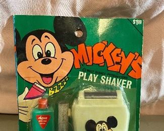 Mickey Mouse Play Shaver in Original Package