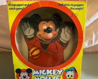 Mickey Mouse Magic Catch Puppet in Original Box