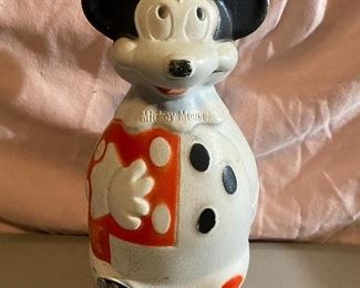 Vintage Nabisco Figural Mickey Mouse Wheat Puffs Container