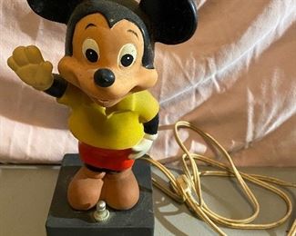 Vintage Mickey Mouse Night Light