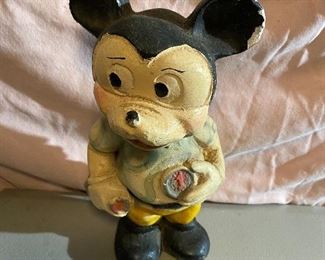 Early Chalkware Mickey Mouse Bank