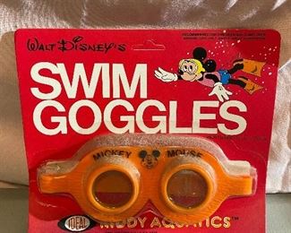 Walt Disney's Mickey Mouse Swim Goggles in Original Package