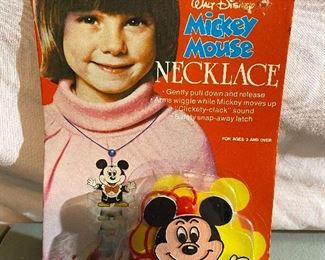 Mickey Mouse Necklace in Original Package