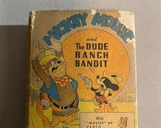 Mickey Mouse and the Dude Ranch Bandit Big Little Book