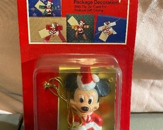 Mickey Mouse Package Gift Tie in Original Package