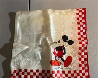 Old Mickey Mouse Handkerchief
