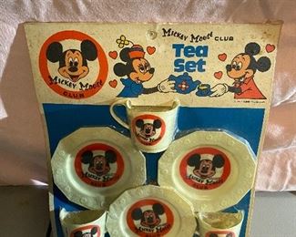 Mickey Mouse Club Tea Set in Original Package