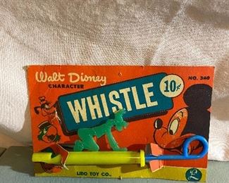 Early Goofy Whistle on Card