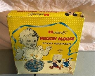 Old Hankscraft Mickey Mouse Food Warmer in Original Box