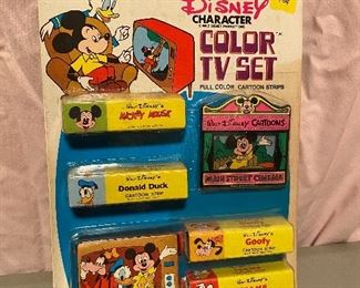 Disney Character Color TV Set in Original Packaging