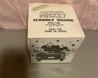 Sealed Mickey Mouse Scribble Square