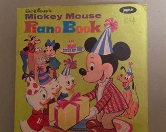 Mickey Mouse Piano Book