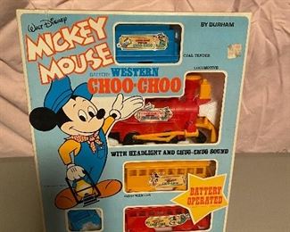 Mickey Mouse Western Choo-Choo in Box