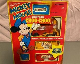 Second Mickey Mouse Western Choo-Choo in Box