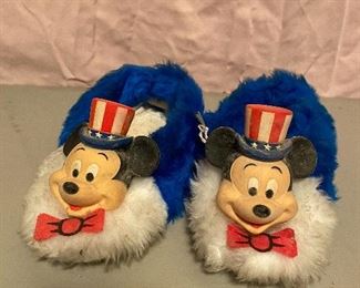 Mickey Mouse Patriotic Slippers