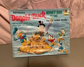 Donald Duck Money Bag Game in Box