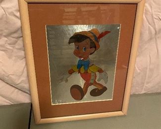 Pinocchio Foil Art 