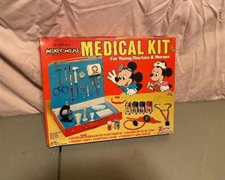 Mickey Mouse Medical Kit in Original Box
