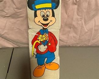 Mickey Mouse Club Vinyl Puzzle Blocks in Package