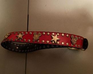 Honey Fashions Mickey Mouse Leather Belt