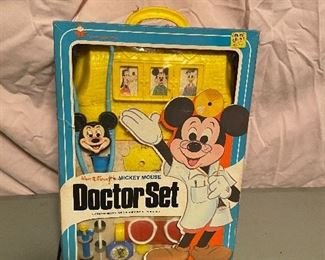 Walt Disney's Mickey Mouse Doctor Set in Original Packaging