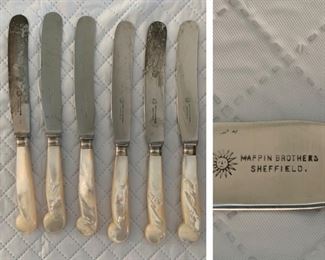 Mappin Brothers Pearl Handle Knives