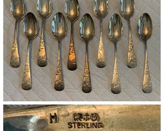 Antique Hallmarked Sterling Spoons