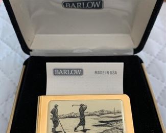Barlow Golf Themed Money Clip