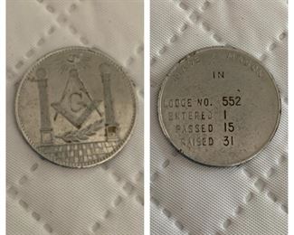 Masonic Token (Lodge 552)