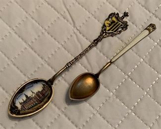 Ornate Souvenir Spoons