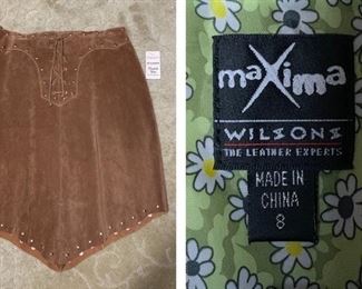 Wilson's Leather Maxima Skirt - Size 8
