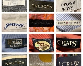Assorted Men's and Women's Name Brand Clothing