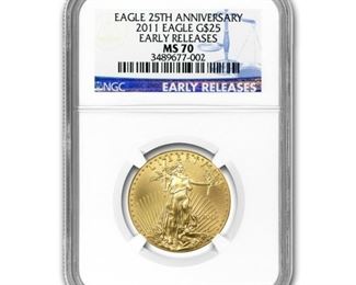2011Gold American Eagle MS-70